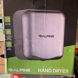 Alpine Hemlock Commercial Hand Dryer, Stainless Steel
